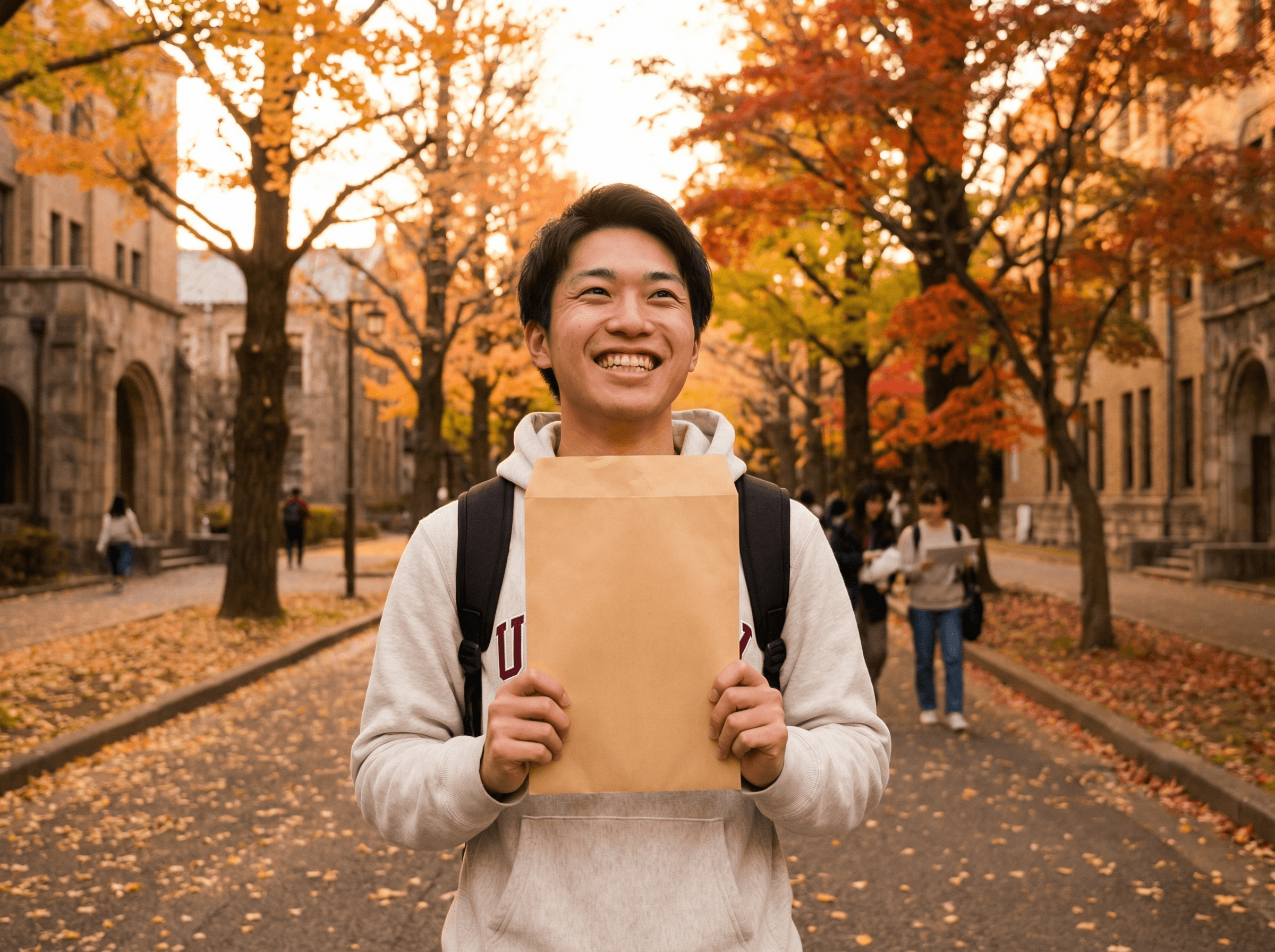 名古屋大学合格を喜ぶ受講生のイメージ